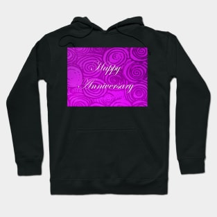 Anniversary Swirls Pink Hoodie